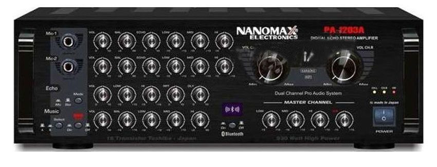 Amply karaoke bluetooth Nanomax PA 1203A