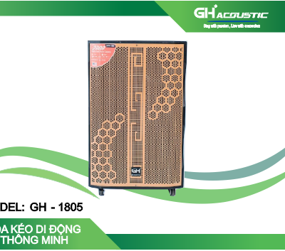 Loa kéo đứng GH 1805 - Bas đơn 50 cm