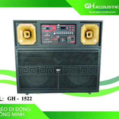 Loa GH - 1522 Bass đôi 40