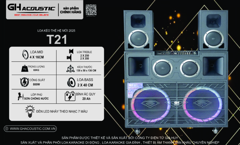 Loa kéo 40 đôi GH- T21