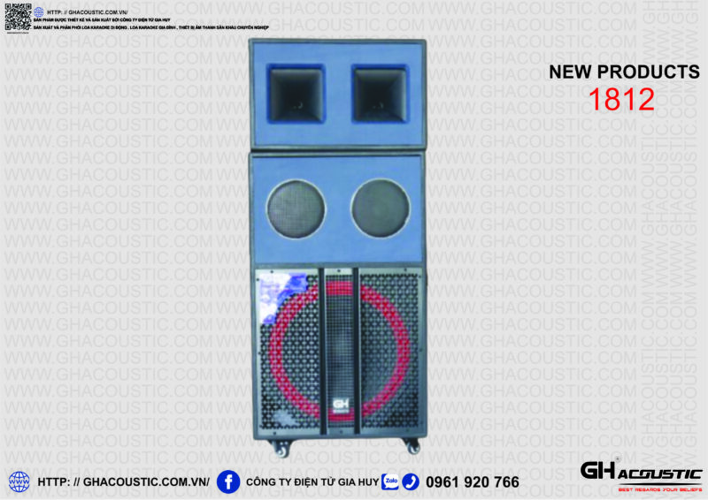 Loa karaoke di động GH – 1812