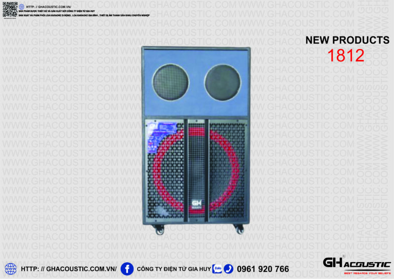 Loa karaoke di động GH – 1812