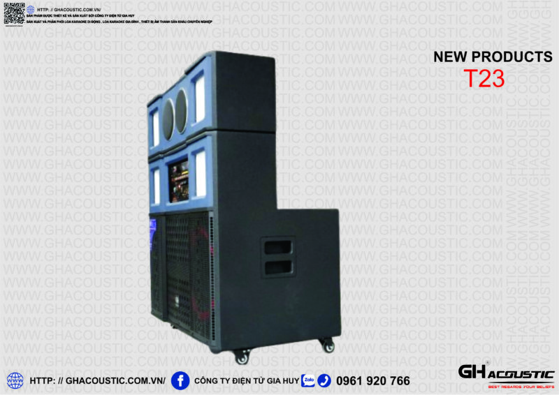 Loa karaoke di động GH – T23 - Hình ảnh 3