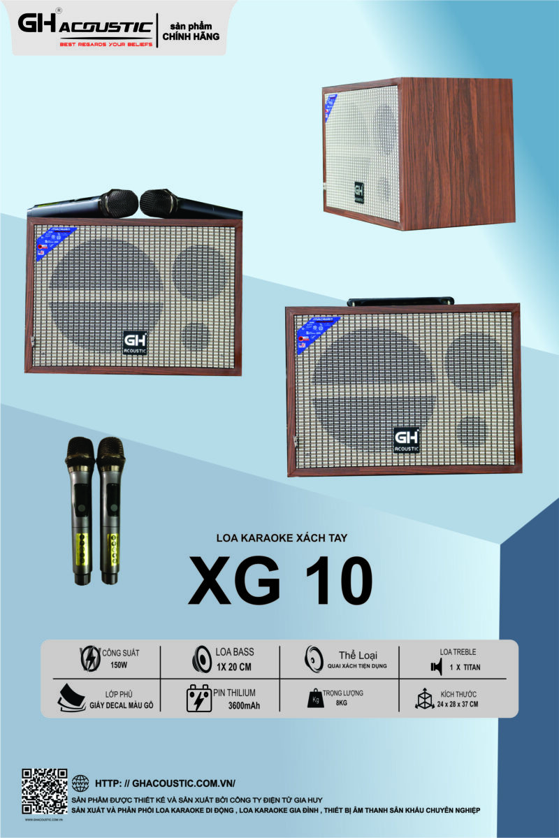 Loa xach tay GH acoustic XG - 10