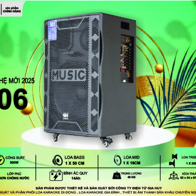 Loa karaoke di động GH – 1805S