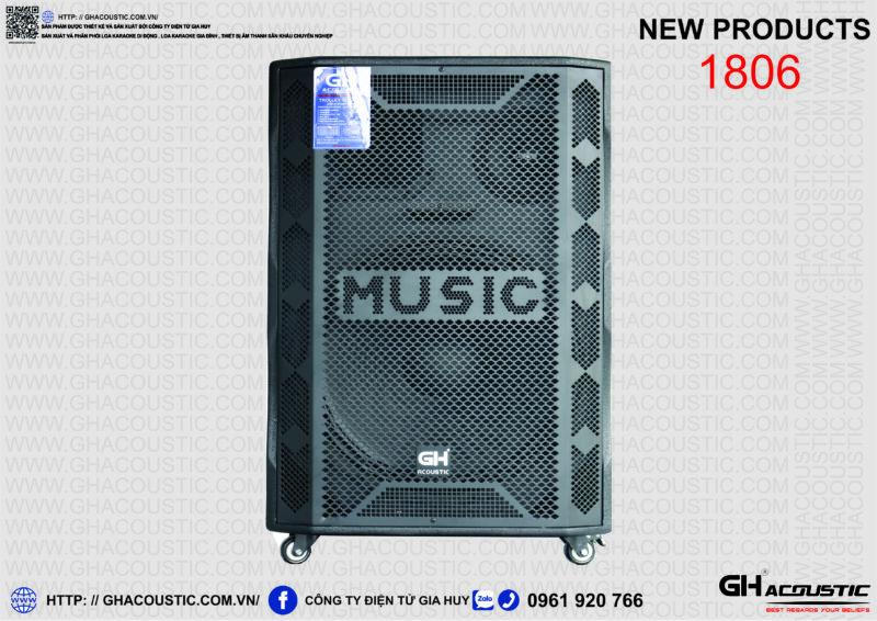 Loa karaoke di động GH – 1805S