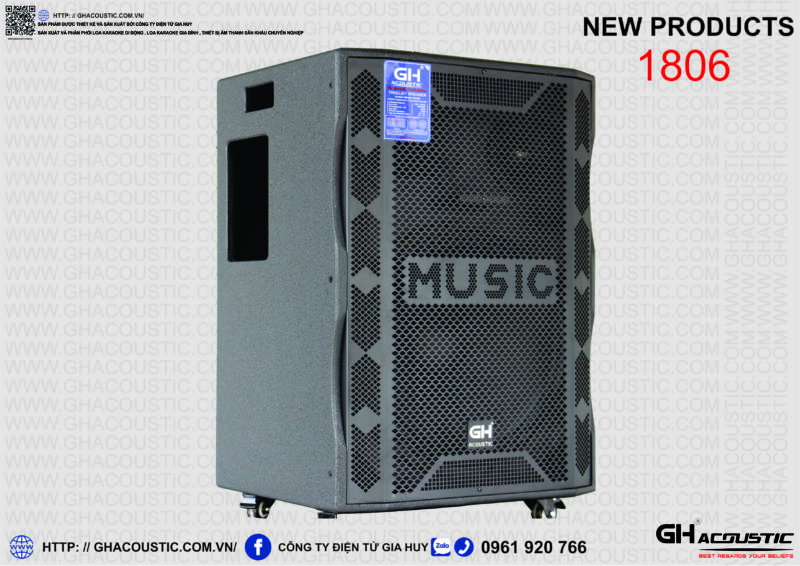 Loa karaoke di động GH – 1805S
