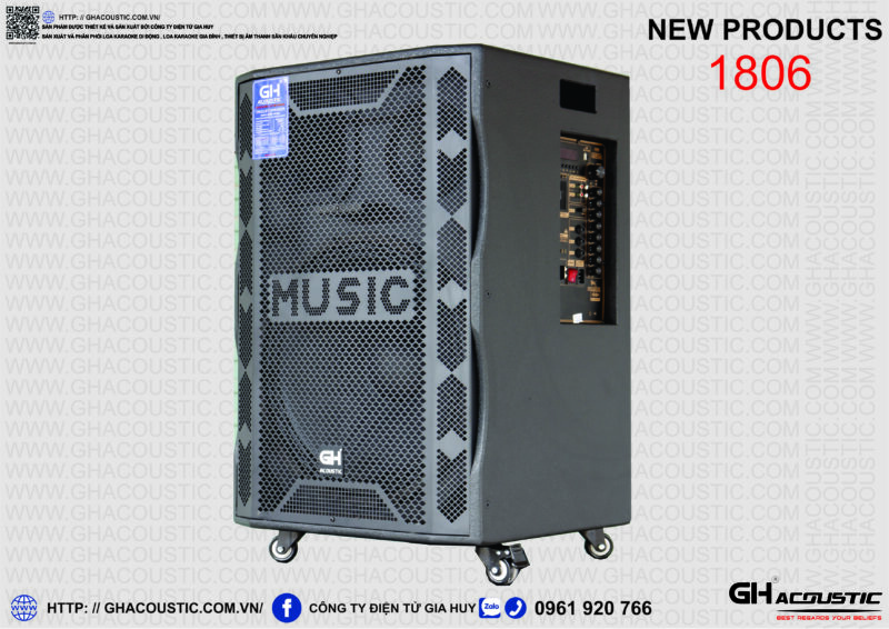 Loa karaoke di động GH – 1805S